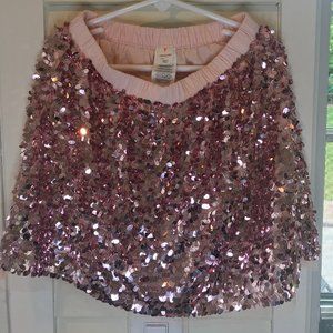 Crewcuts - Girls Pink Sequin Skirt